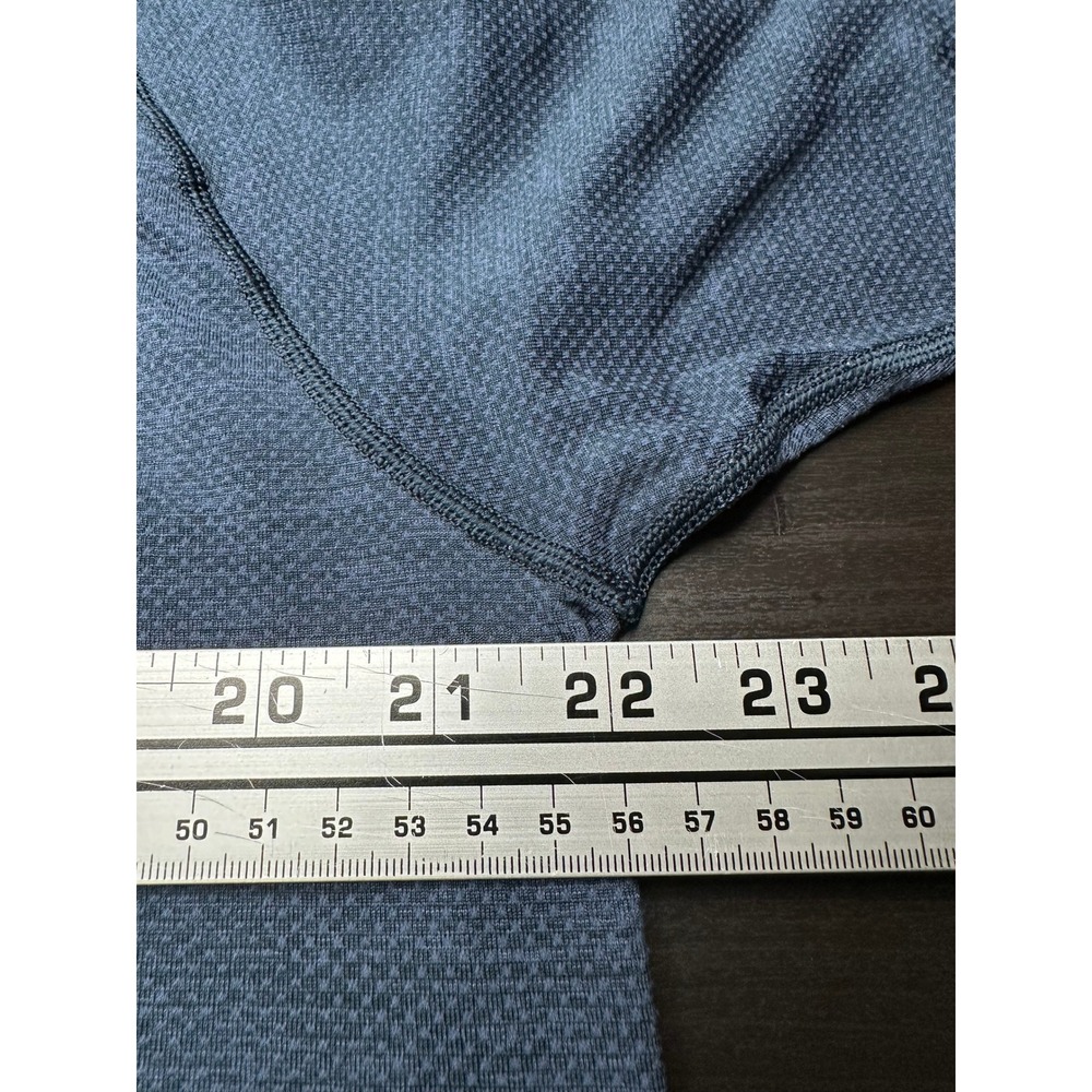 Lululemon Metal Vent Tech 1/2 Zip 2.0 Pullover Mens XL Blue Long Sleeve - Picture 8 of 8